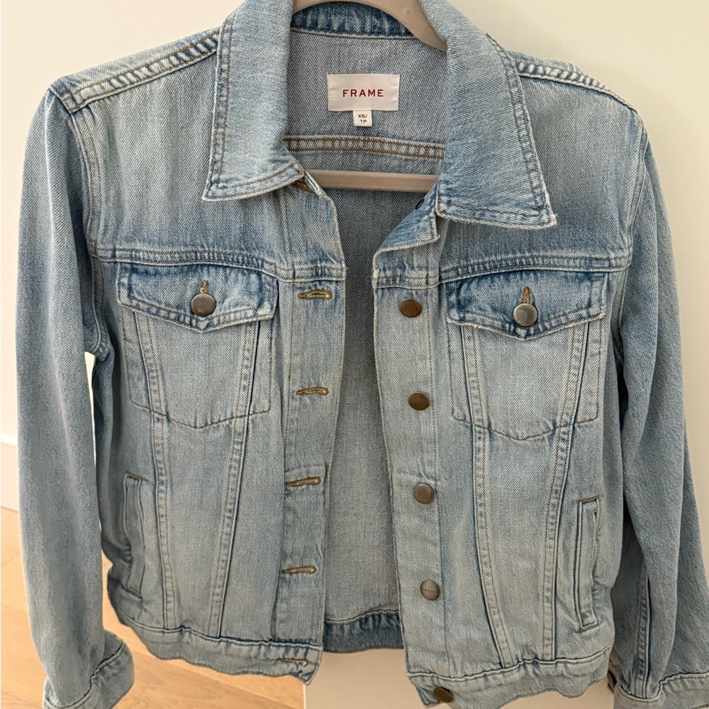 Frame Denim Classic Blue Jean Jacket